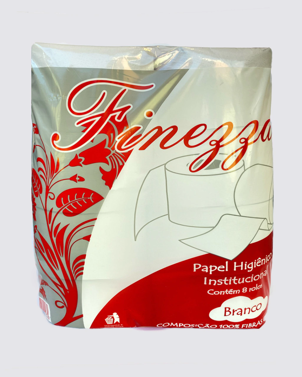 Papel Higiênico Finezza Vermelho